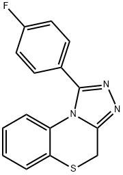 1-(4-fluorophenyl)-4H-[1,2,4]triazolo[3,4-c][1,4]benzothiazine Structure