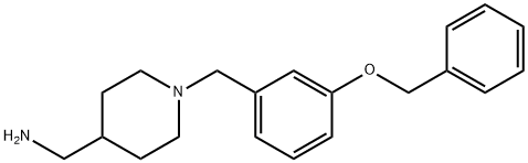 N-[3-(benzyloxy)benzyl]-N-(4-piperidinylmethyl)amine Structure