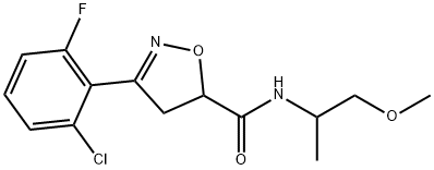 725696-91-3 3-(2-chloro-6-fluorophenyl)-N-(2-methoxy-1-methylethyl)-4,5-dihydro-5-isoxazolecarboxamide