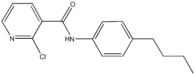 N-(4-butylphenyl)-2-chloronicotinamide Structure