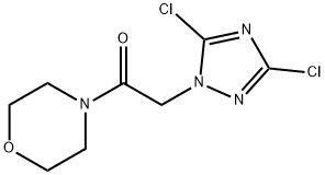 4-[(3,5-dichloro-1H-1,2,4-triazol-1-yl)acetyl]morpholine Structure