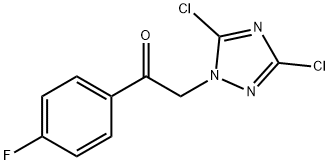 2-(3,5-dichloro-1H-1,2,4-triazol-1-yl)-1-(4-fluorophenyl)ethanone Structure