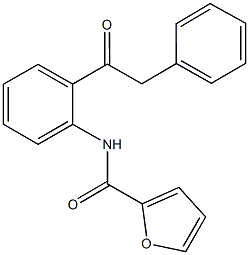 N-[2-(2-phenylacetyl)phenyl]-2-furamide Structure