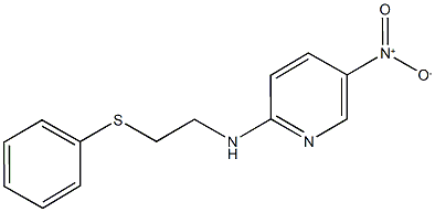 5-nitro-N-[2-(phenylsulfanyl)ethyl]-2-pyridinamine Structure