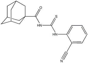 727674-45-5 N-(1-adamantylcarbonyl)-N'-(2-cyanophenyl)thiourea