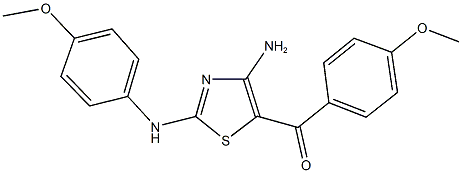 727685-49-6 [4-amino-2-(4-methoxyanilino)-1,3-thiazol-5-yl](4-methoxyphenyl)methanone