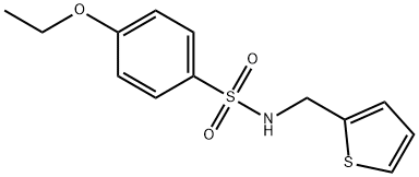 4-ethoxy-N-(2-thienylmethyl)benzenesulfonamide Struktur