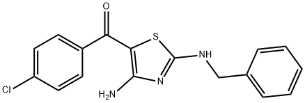 [4-amino-2-(benzylamino)-1,3-thiazol-5-yl](4-chlorophenyl)methanone|