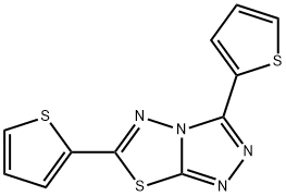 3,6-di(2-thienyl)[1,2,4]triazolo[3,4-b][1,3,4]thiadiazole|