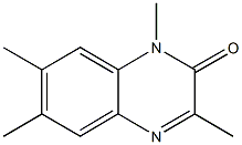 1,3,6,7-tetramethyl-2(1H)-quinoxalinone,73148-11-5,结构式