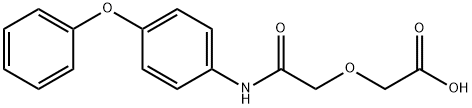 [2-oxo-2-(4-phenoxyanilino)ethoxy]acetic acid Struktur