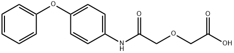 2-(2-氧代-2-((4-苯氧基苯基)氨基)乙氧基)乙酸 结构式