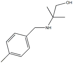 2-methyl-2-[(4-methylbenzyl)amino]-1-propanol Struktur