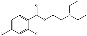 2-(diethylamino)-1-methylethyl 2,4-dichlorobenzoate,733012-56-1,结构式