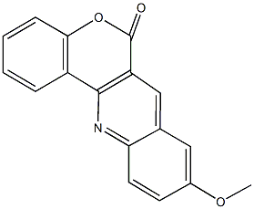 9-methoxy-6H-chromeno[4,3-b]quinolin-6-one,7348-53-0,结构式