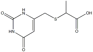 73541-86-3 2-{[(2,6-dioxo-1,2,3,6-tetrahydro-4-pyrimidinyl)methyl]sulfanyl}propanoic acid