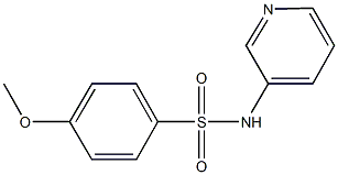 4-methoxy-N-(3-pyridinyl)benzenesulfonamide Structure