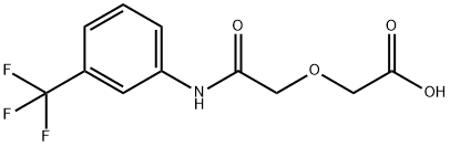 {2-oxo-2-[3-(trifluoromethyl)anilino]ethoxy}acetic acid Structure