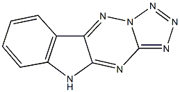 5H-tetraazolo[1',5':2,3][1,2,4]triazino[5,6-b]indole Struktur
