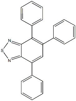 4,5,7-triphenyl-2,1,3-benzothiadiazole Structure