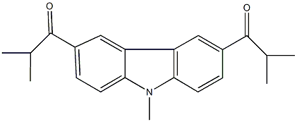 1-(6-isobutyryl-9-methyl-9H-carbazol-3-yl)-2-methyl-1-propanone|