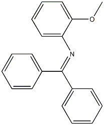 N-(diphenylmethylene)-2-methoxyaniline 结构式
