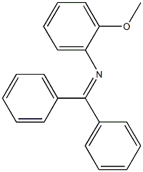 N-(diphenylmethylene)-2-methoxyaniline Structure