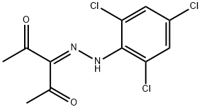 2,3,4-pentanetrione 3-[(2,4,6-trichlorophenyl)hydrazone],73981-56-3,结构式