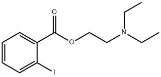 2-(diethylamino)ethyl 2-iodobenzoate 结构式