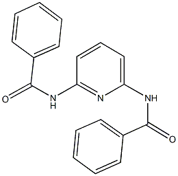 N-[6-(benzoylamino)-2-pyridinyl]benzamide Struktur
