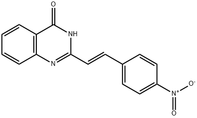 2-(2-{4-nitrophenyl}vinyl)-4(3H)-quinazolinone Structure
