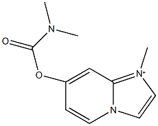 1-methylimidazo[1,2-a]pyridin-1-ium-7-yl dimethylcarbamate Structure