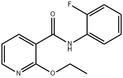 3-Pyridinecarboxamide,2-ethoxy-N-(2-fluorophenyl)-(9CI),744206-68-6,结构式