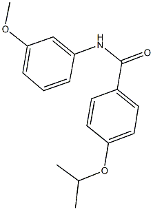 744230-85-1 4-isopropoxy-N-(3-methoxyphenyl)benzamide