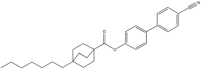 4'-cyano[1,1'-biphenyl]-4-yl 4-heptylbicyclo[2.2.2]octane-1-carboxylate|