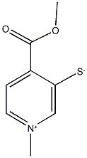 4-(methoxycarbonyl)-1-methyl-3-pyridiniumylsulfide Structure