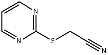 (2-pyrimidinylsulfanyl)acetonitrile Struktur
