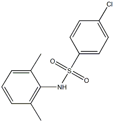 4-chloro-N-(2,6-dimethylphenyl)benzenesulfonamide Structure