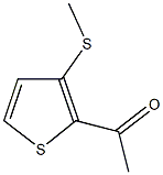 1-[3-(methylsulfanyl)-2-thienyl]ethanone 化学構造式