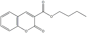 butyl 2-oxo-2H-chromene-3-carboxylate Struktur