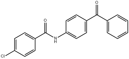 N-(4-benzoylphenyl)-4-chlorobenzamide Structure