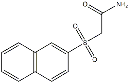2-(2-naphthylsulfonyl)acetamide Structure