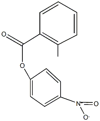 4-nitrophenyl 2-methylbenzoate 结构式