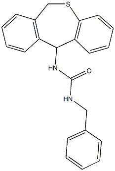 N-benzyl-N'-(6,11-dihydrodibenzo[b,e]thiepin-11-yl)urea Structure