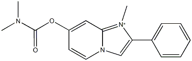 1-methyl-2-phenylimidazo[1,2-a]pyridin-1-ium-7-yl dimethylcarbamate,748115-17-5,结构式