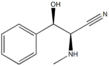 3-hydroxy-2-(methylamino)-3-phenylpropanenitrile Structure