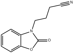 4-(2-oxo-1,3-benzoxazol-3(2H)-yl)butanenitrile 结构式