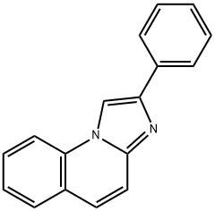 2-苯基咪唑[1,2-Α]喹啉,74944-11-9,结构式