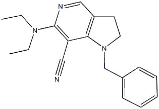 1-benzyl-6-(diethylamino)-2,3-dihydro-1H-pyrrolo[3,2-c]pyridine-7-carbonitrile|