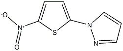 1-{5-nitro-2-thienyl}-1H-pyrazole Structure